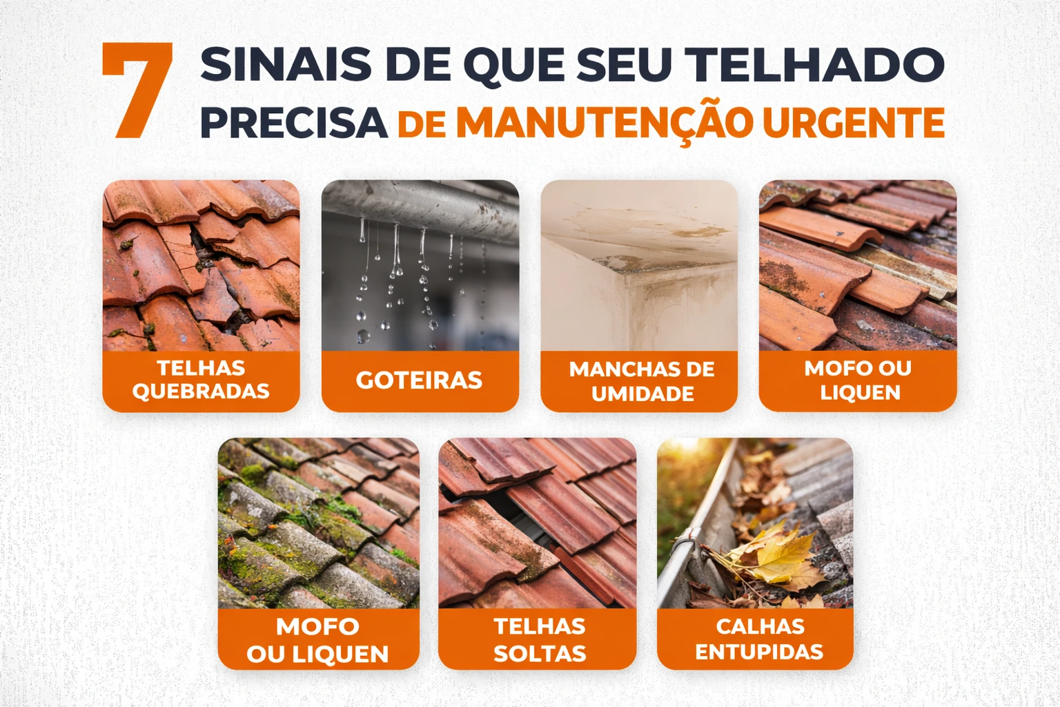 7 Sinais de que Seu Telhado Precisa de Manutenção