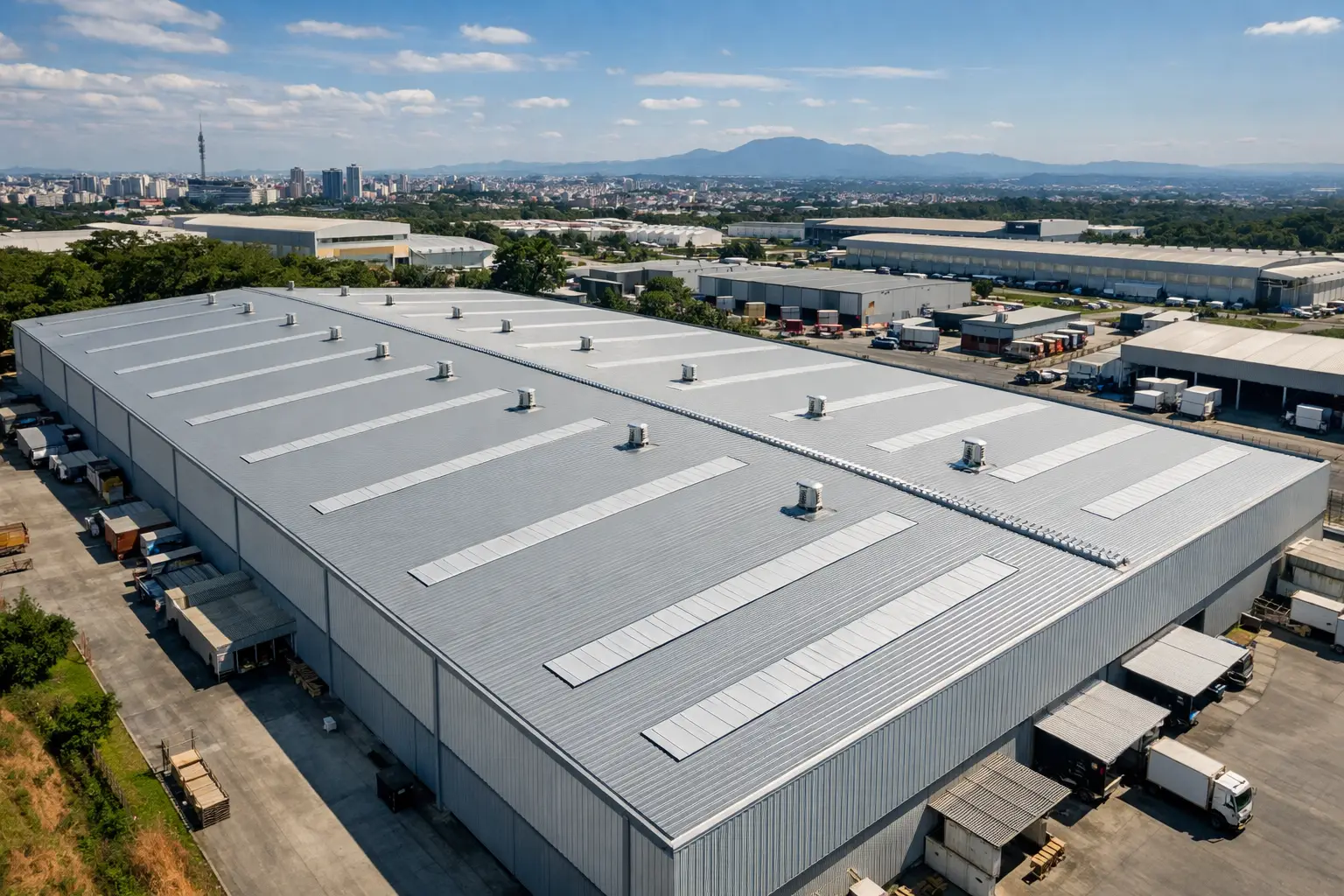 Telhado para Galpão Industrial